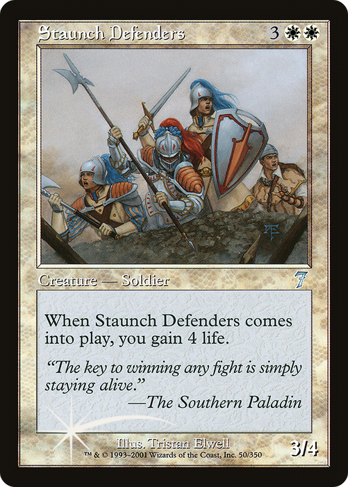 Staunch Defenders (7ED-50★) - uncommon - Foil