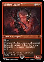 Balefire Dragon (CMM-530) - mythic - Etched Foil