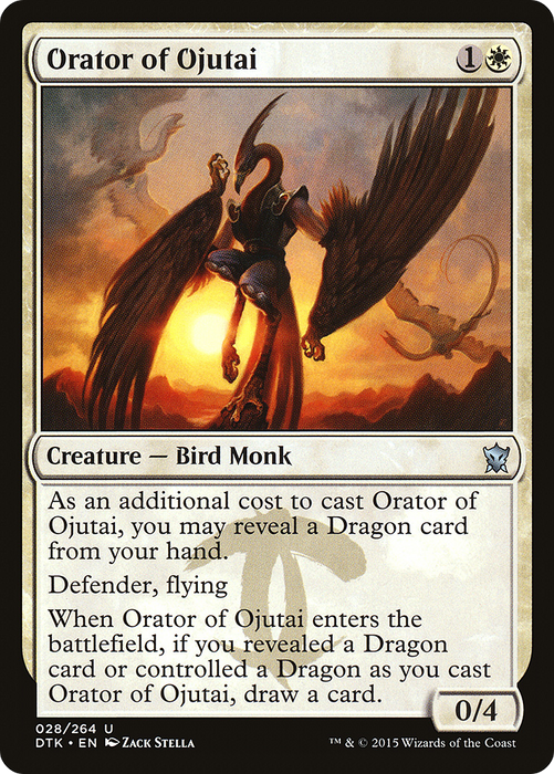 Orator of Ojutai (DTK-028) - uncommon