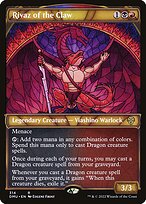 Rivaz of the Claw (DMU-314) - rare: (Showcase) - Foil