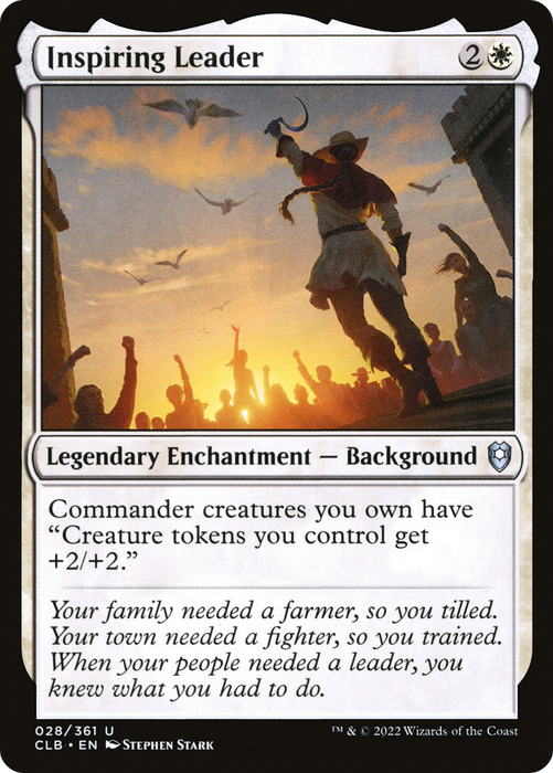 Inspiring Leader (CLB-028) - uncommon - Foil