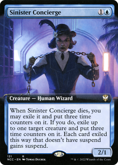 Sinister Concierge (NCC-131) - rare: (Extended Art)