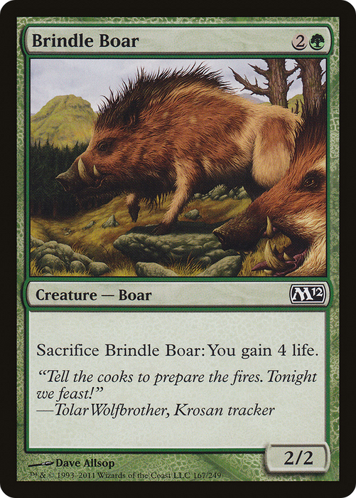 Brindle Boar (M12-167) - common