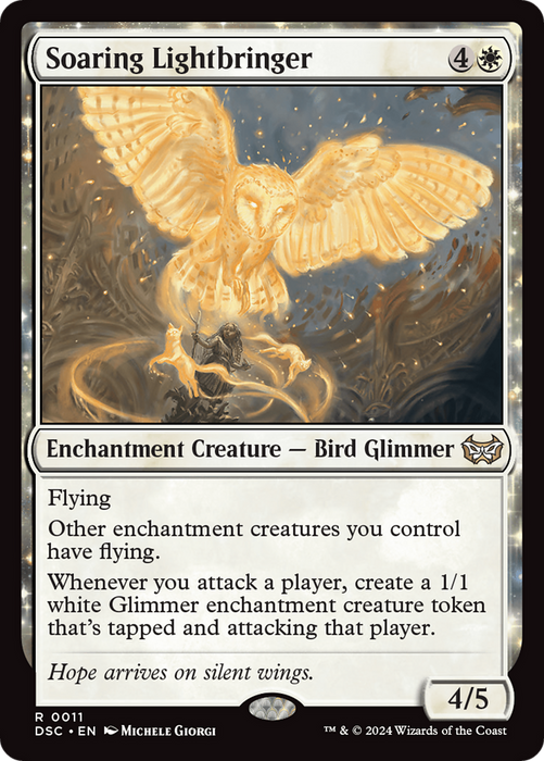 Soaring Lightbringer (DSC-011) - rare: (nyxtouched)