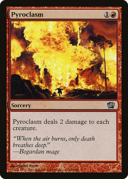 Pyroclasm (8ED-210★) - uncommon - Foil