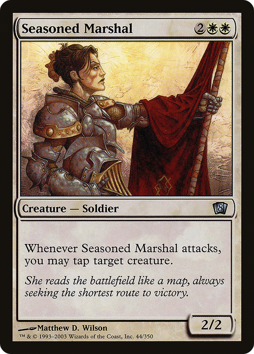Seasoned Marshal (8ED-44★) - uncommon - Foil