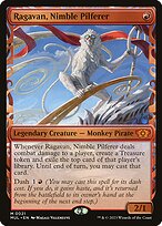 Ragavan, Nimble Pilferer (MUL-021) - mythic: (Showcase)