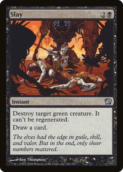 Slay (9ED-163★) - uncommon - Foil