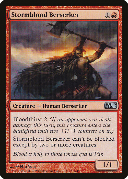 Stormblood Berserker (M12-156) - uncommon