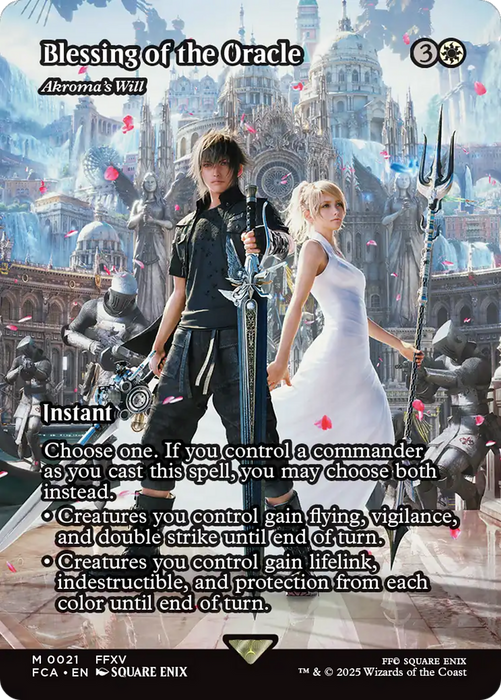 Blessing of the Oracle - Akroma's Will (Showcase) (FCA-021) - mythic - Foil