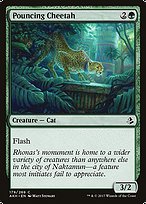 Pouncing Cheetah (AKH-179) - common - Foil