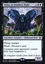Maha, Its Feathers Night (PRE-100S) - mythic - Foil