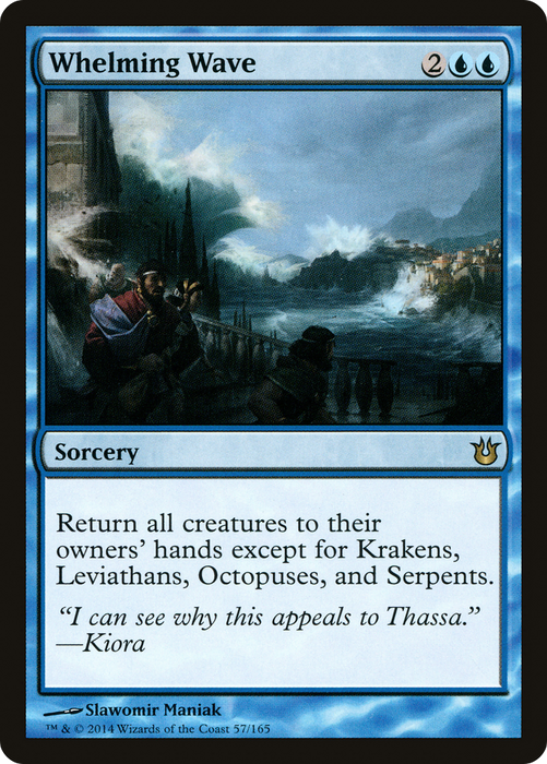 Whelming Wave (BNG-057) - rare - Foil
