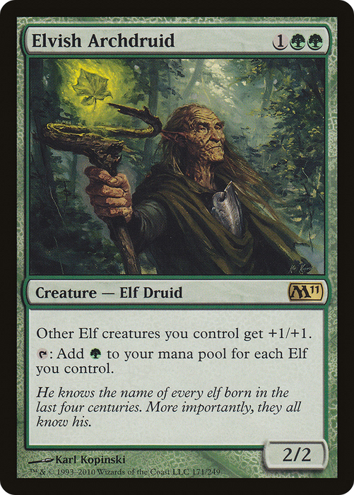Elvish Archdruid (M11-171) - rare