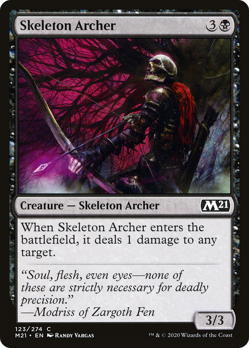 Skeleton Archer (M21-123) - common - Foil