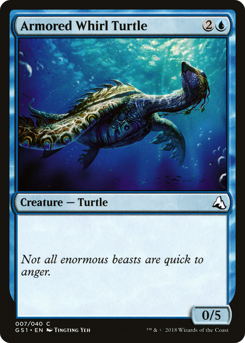 Armored Whirl Turtle (GS1-007) - common