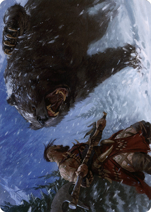 Blizzard Brawl // Blizzard Brawl (AKHM-041) - common (Borderless) - Foil