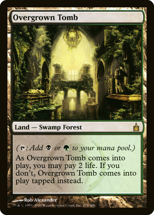 Overgrown Tomb (RAV-279) - rare - Foil