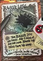 Blacker Lotus (Rainbow Foil) (SLD-869) - rare - Foil