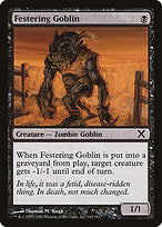 Festering Goblin (10E-143) - common - Foil