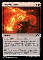 Fanged Flames (MH3-118) - common: (devoid) - Foil