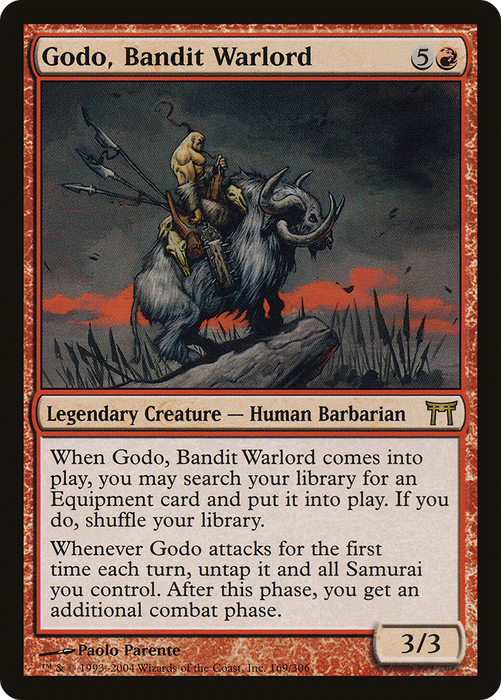 Godo, Bandit Warlord (CHK-169) - rare - Foil