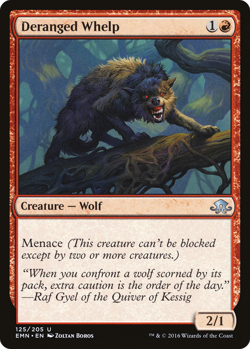 Deranged Whelp (EMN-125) - uncommon - Foil