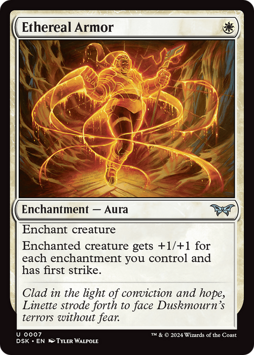 Ethereal Armor (DSK-007) - uncommon - Foil