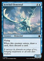 Icewind Elemental (FDN-042) - common - Foil