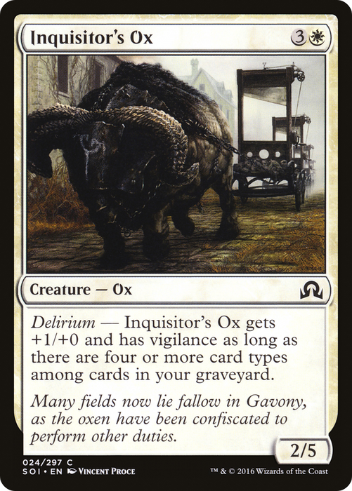Inquisitor's Ox (SOI-024) - common