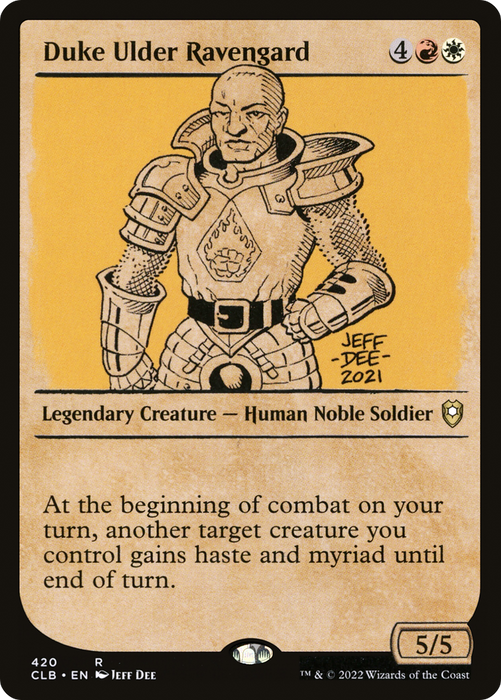 Duke Ulder Ravengard (CLB-420) - rare: (Showcase) - Foil