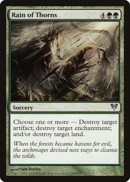 Rain of Thorns (AVR-190) - uncommon - Foil