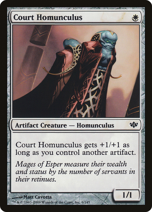 Court Homunculus (CON-006) - common - Foil