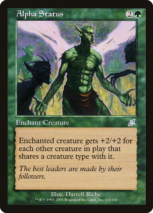 Alpha Status (SCG-110) - uncommon - Foil