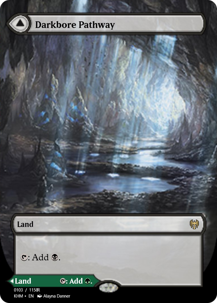 Darkbore Pathway // Slitherbore Pathway (PRM-88406) - rare