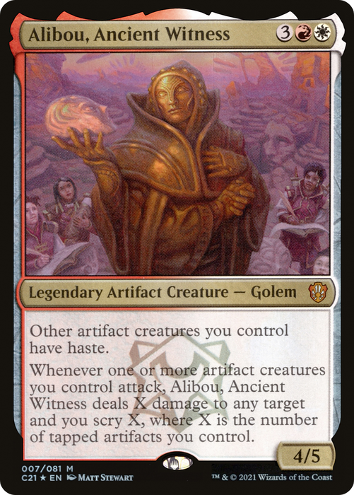 Alibou, Ancient Witness (C21-007) - mythic - Foil