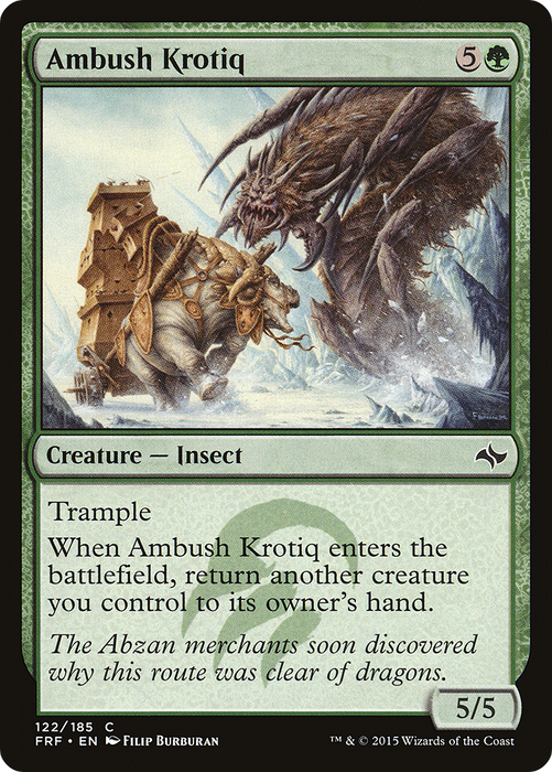 Ambush Krotiq (FRF-122) - common - Foil