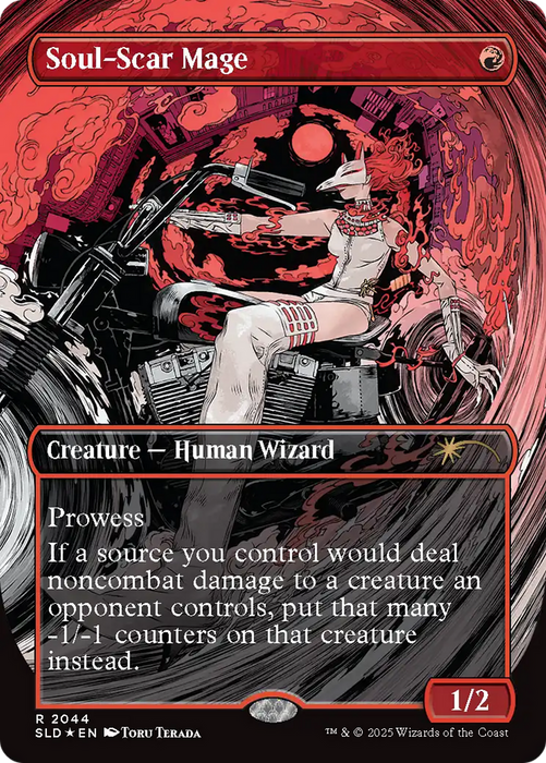 Soul-Scar Mage (2044) (Raised Foil) (SLD-2044) - rare - Foil