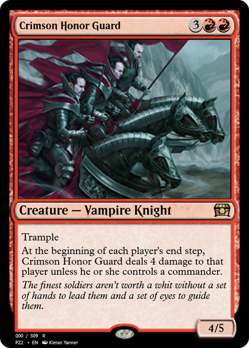 Crimson Honor Guard (PZ2-65697) - rare - Foil