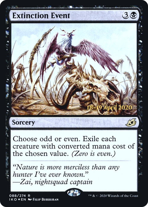 Extinction Event (PRE-88S) - rare - Foil