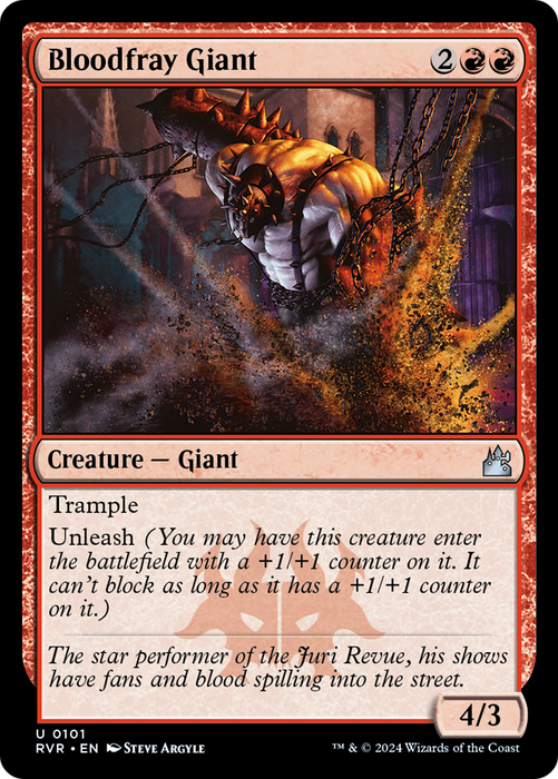 Bloodfray Giant (RVR-101) - uncommon