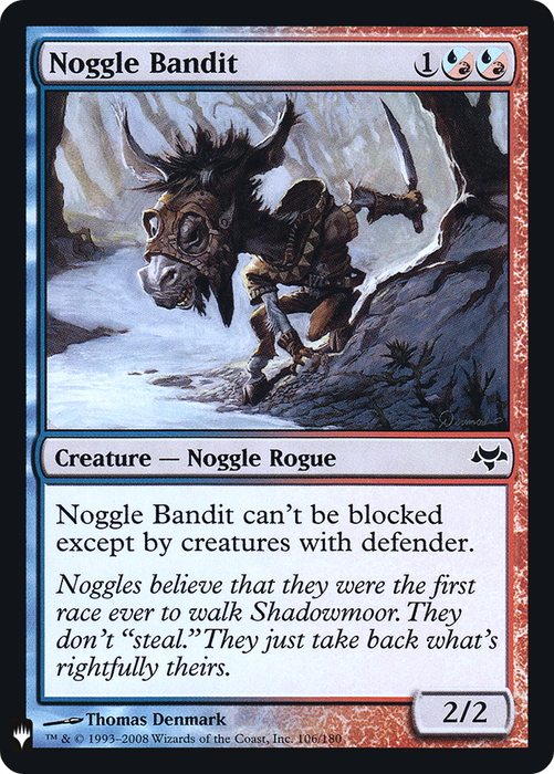 Noggle Bandit (LIST-EVE-106) - common - Foil