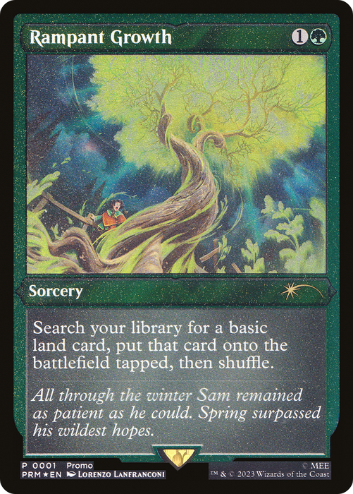 Rampant Growth (PW23-009) - rare - Etched Foil