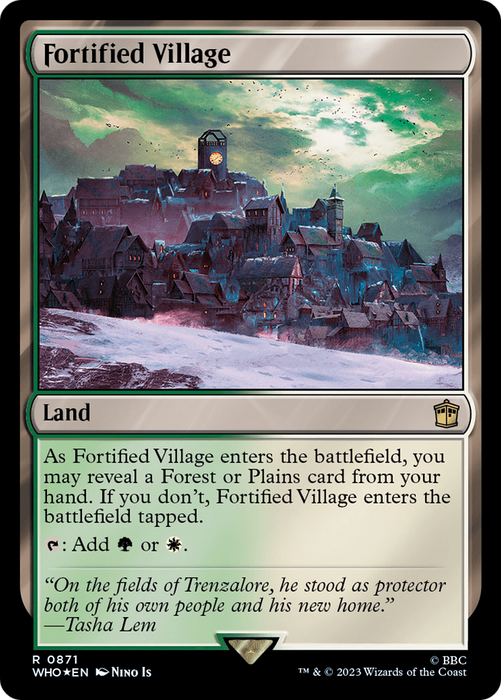 Fortified Village (WHO-871) - rare - Foil