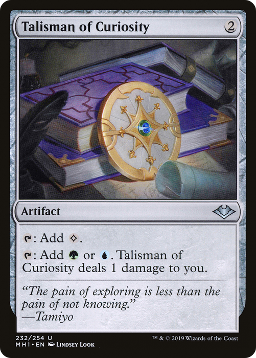 Talisman of Curiosity (MH1-232) - uncommon - Foil