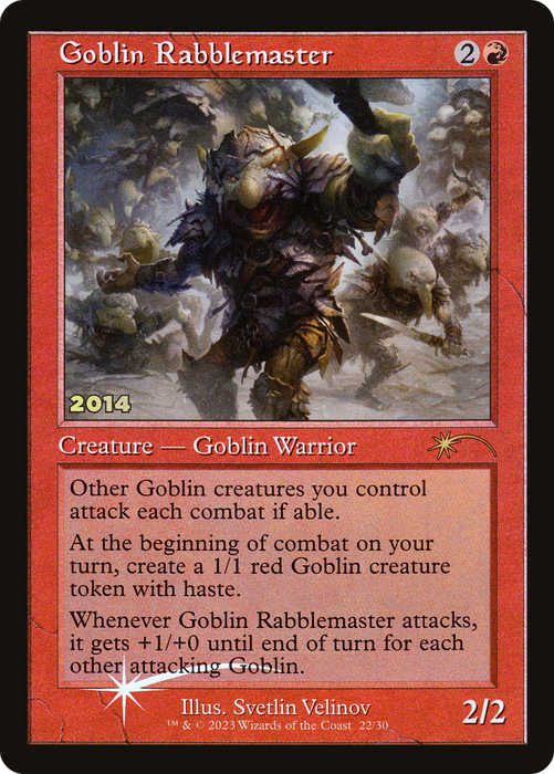 Goblin Rabblemaster (30A-P-022) - rare - Foil
