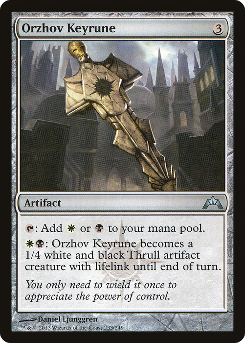 Orzhov Keyrune (GTC-233) - uncommon