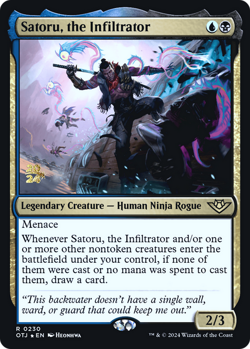 Satoru, the Infiltrator (PRE-230S) - rare - Foil
