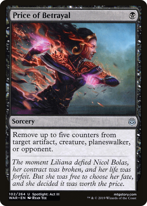 Price of Betrayal (WAR-102) - uncommon