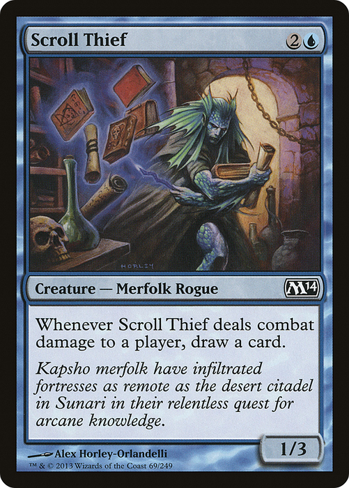 Scroll Thief (M14-069) - common - Foil